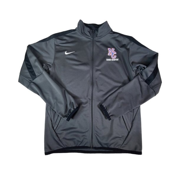 Nike Warm Up Track Jacket Youth Large Black Training Full Zip North Carolina NC - Picture 1 of 9